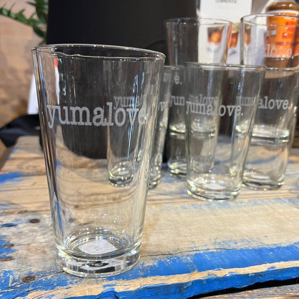 Yuma Roots™ yuma love. Pint Glass