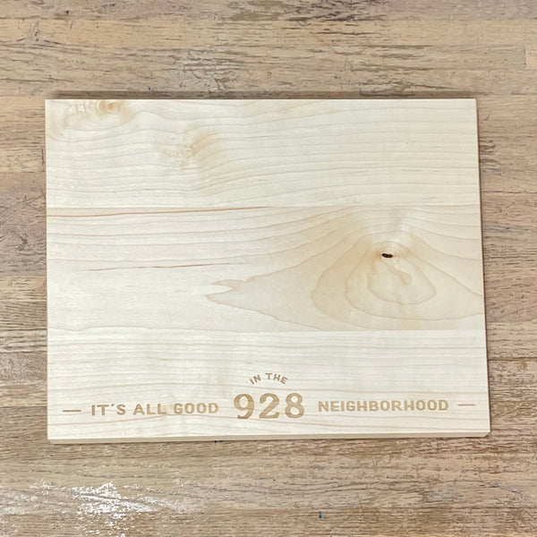 Gladfolk® Modern Typographic Design Charcuterie Board - 928