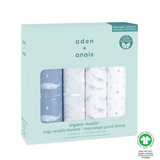 Aden+Anais® 4 Pack Organic Swaddles