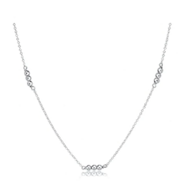 enewton® 15" Sterling Choker Joy Simplicity Chain 3mm Bead Necklace
