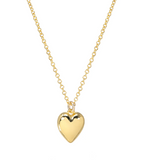 Dogeared® Dipped Gold Modern Shiny Heart Mother & Daughter Necklace