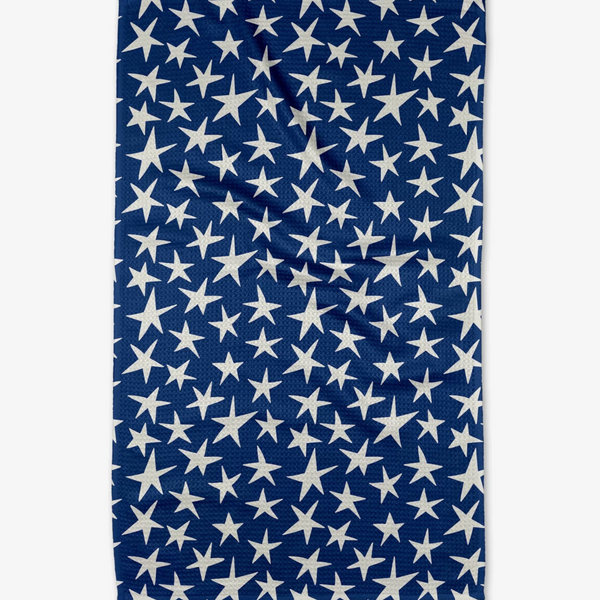 Geometry House® Kitchen Dish Tea Towel -USA Stars