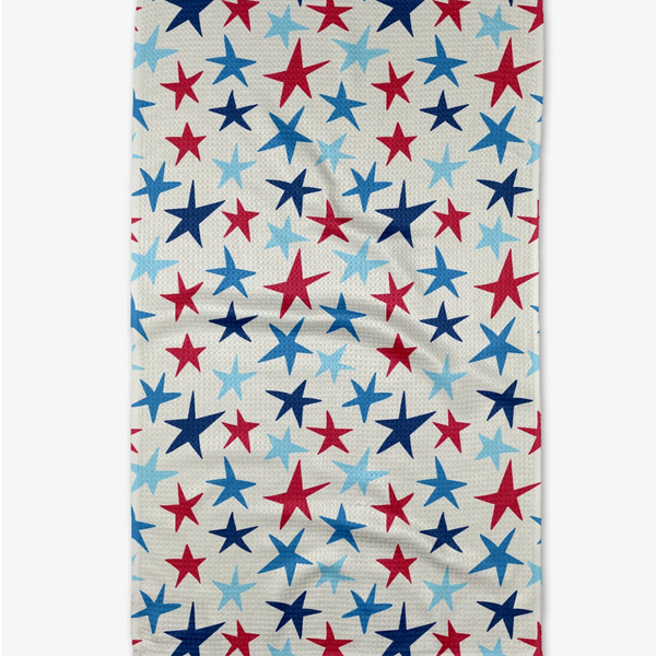 Geometry House® Kitchen Dish Tea Towel -Seeing Stars