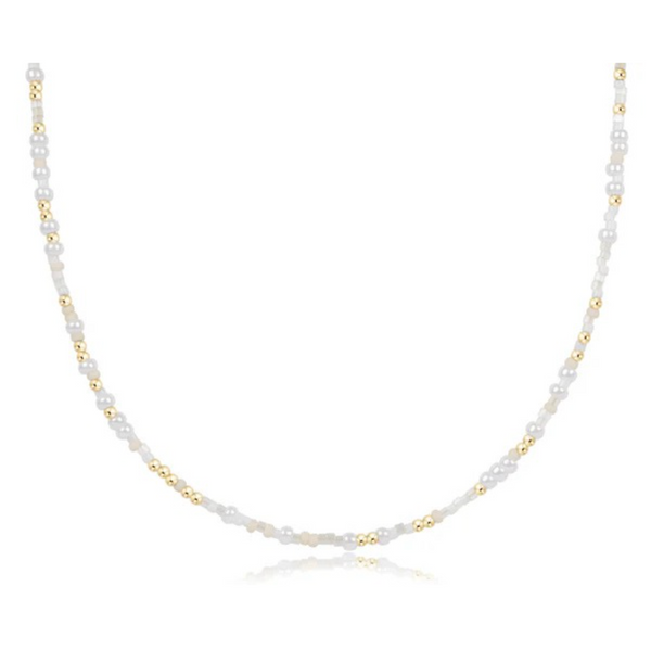 enewton® Hope Unwritten- 15" 2mm Gold Bead Necklace - Call Me Shellphone