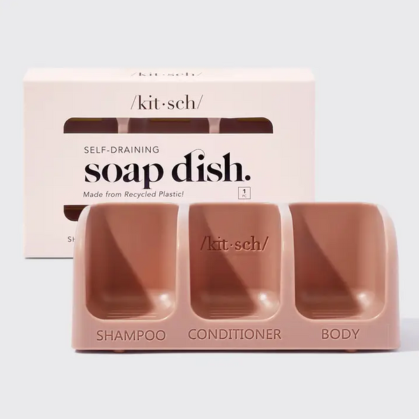 Kitsch® Self-Draining Soap Dish - Terracotta
