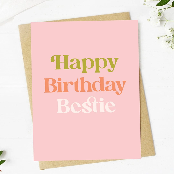 Big Moods® Card - Happy Birthday Bestie