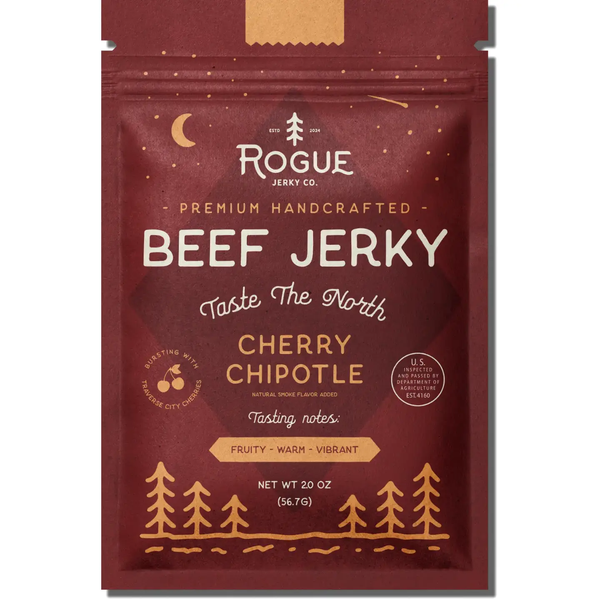 Rouge Jerky Co® Craft Beef Jerky - Cherry Chipotle