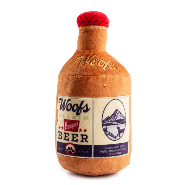 Haute Diggity Dog® Woofs Beer Bottle Squeaker Toy