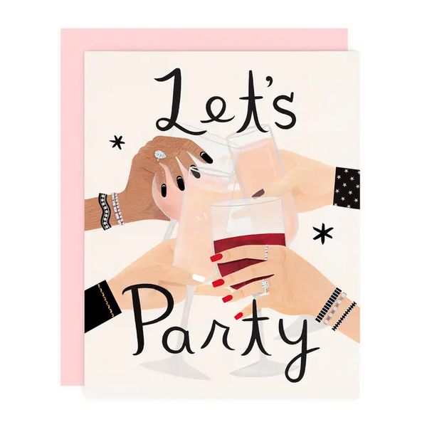 Girl with Knife® Card - Let's Party