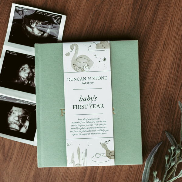 Duncan & Stone Paper Co® Baby's First Year Memory and Photo Book