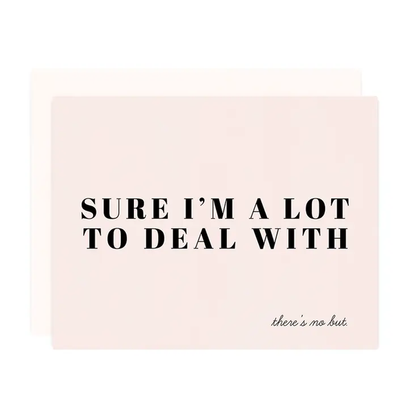 Girl with Knife® Card - I'm A Lot