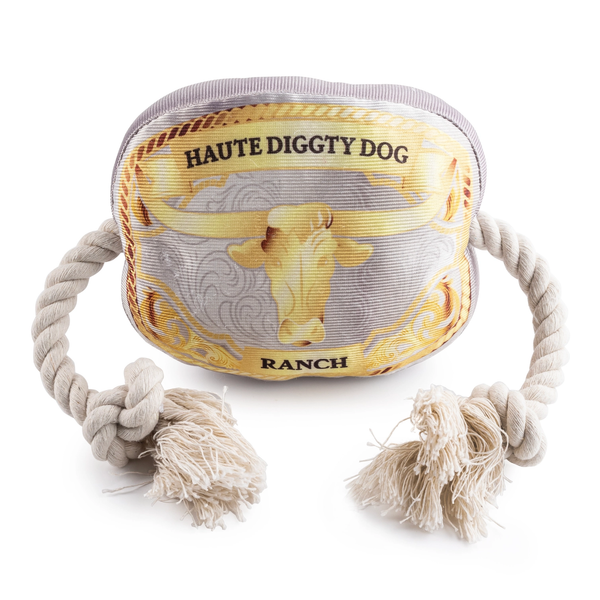 Haute Diggity Dog® Western Belt Buckle Squeaker Toy