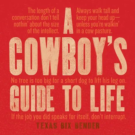 Cowboys Guide to Live - Book