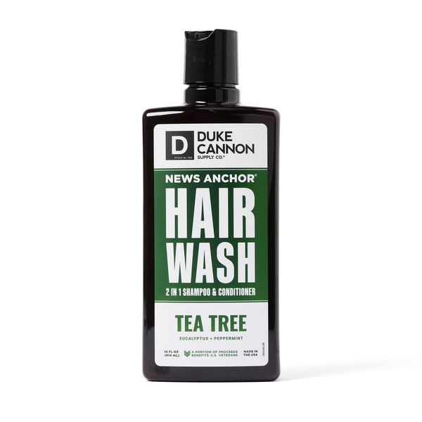 Duke Cannon® Tea Tree 2 in 1 Sulfate Free Hair Wash