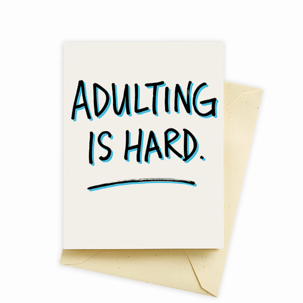Seltzer Goods® Card - Adulting is Hard Birthday