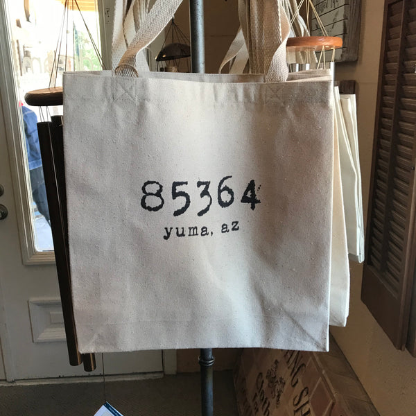 Yuma Roots™ Canvas Tote Bag- Zip Code