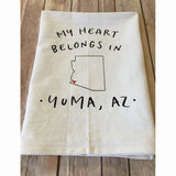 Yuma Roots™ Dish Towel "My Heart Belongs in Yuma"