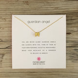 Dogeared® Dipped Gold Guardian Angel Necklace
