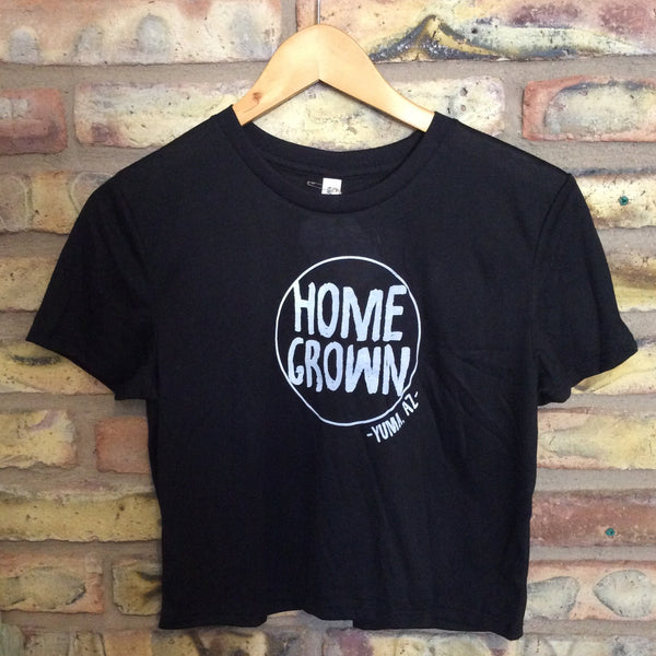 Paper Cow™ Home Grown Yuma, AZ Tri-Blend Adult Crop Tee