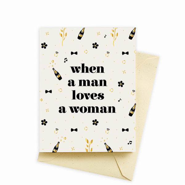 Seltzer Goods® Cards - man loves a woman