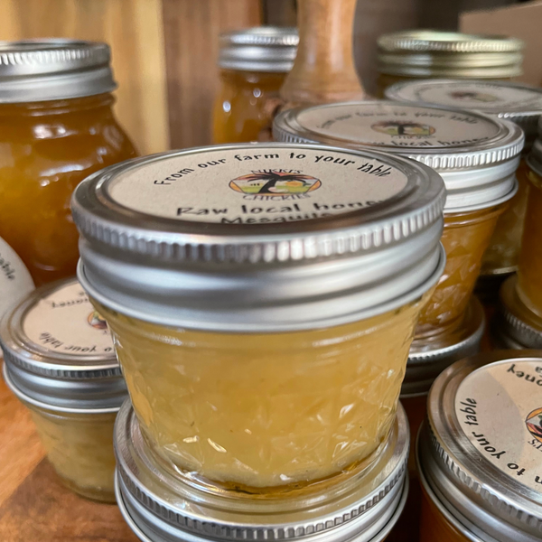 Nikki's Chickies Raw Local Honey 4oz Jar