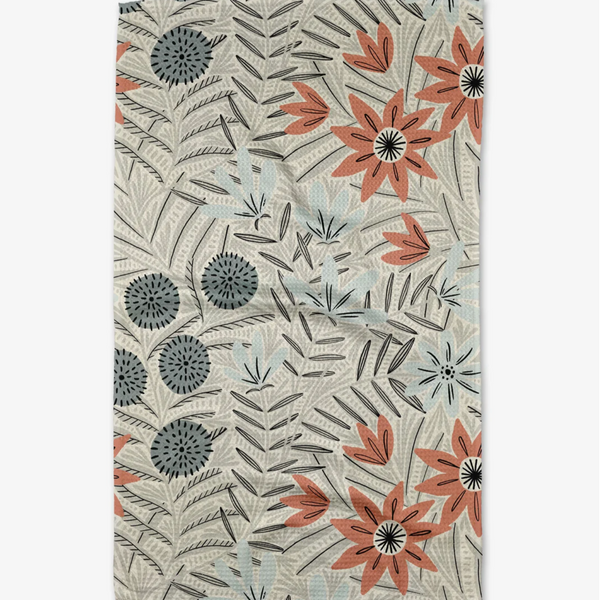 Geometry House® Kitchen Dish Tea Towel - Teagan Cream