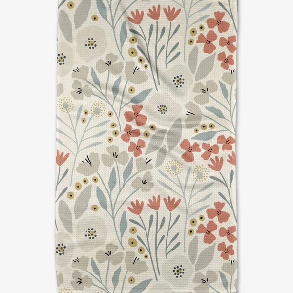 Geometry House® Kitchen Dish Tea Towel - Fiona Cream