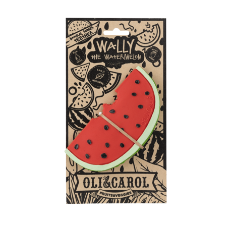 Oli & Carol® Teething and Bath Toy-  Wally the Watermelon