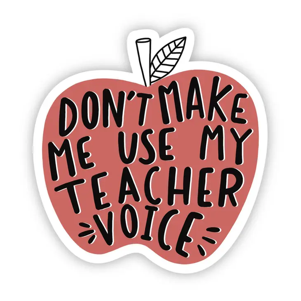 Big Moods® Vinyl Sticker - Teacher Voice