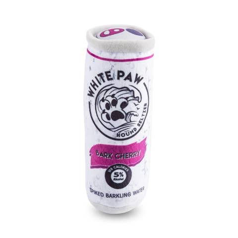 Haute Diggity Dog® White Paw Hound Seltzer Squeaker Toy