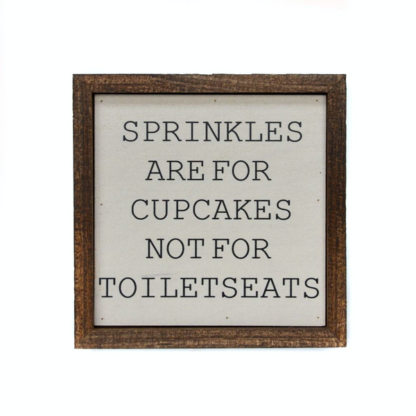 Driftless Studios® Inset Wooden Box Sign - Sprinkles