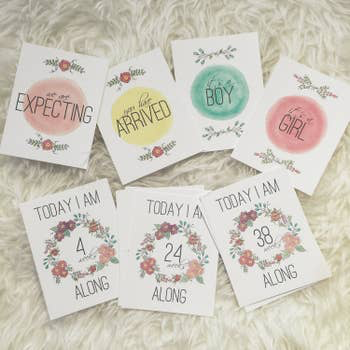 Hugs and Kisses® Pregnancy Milestone Cards