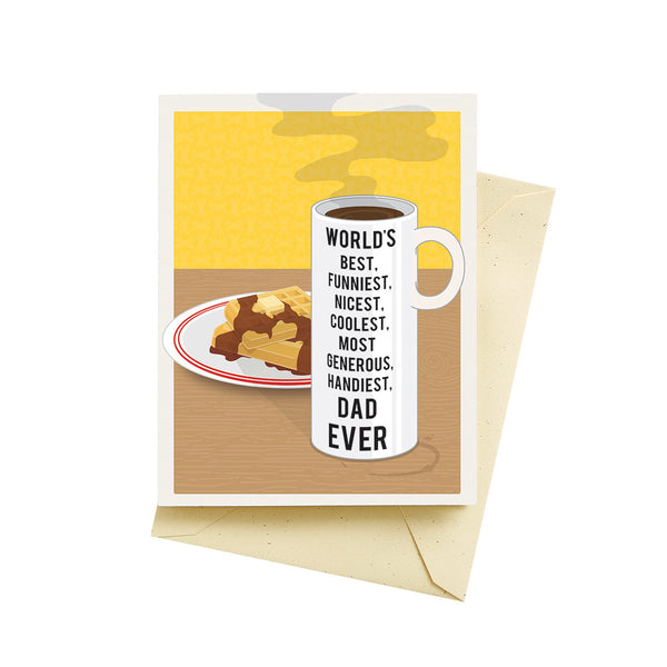 Seltzer Goods® Card - Best Mug Father's Day Card