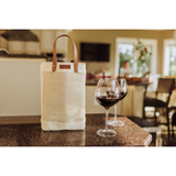 Pinot - Jute 2 Bottle insulated Wine Bag