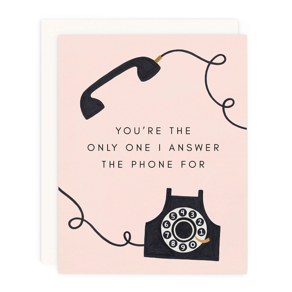 Girl with Knife® Card - You're The Only One Greeting Card