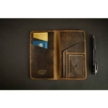 Kodiak Leather® Checkbook Wallet