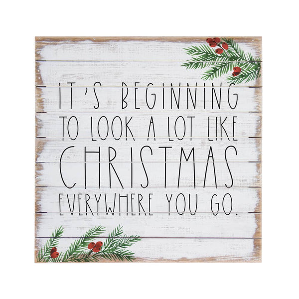 Sincere Surroundings® Wooden Pallet Sign - It's Beginning to Look