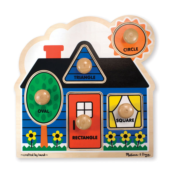Melissa and Doug® First Shapes Jumbo Knob - 5 Pieces