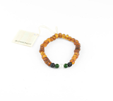 Canyon Leaf™ Baltic Amber + Jade + Lava Stone