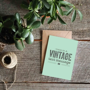 Anastasia Co® Card - Vintage Text Message