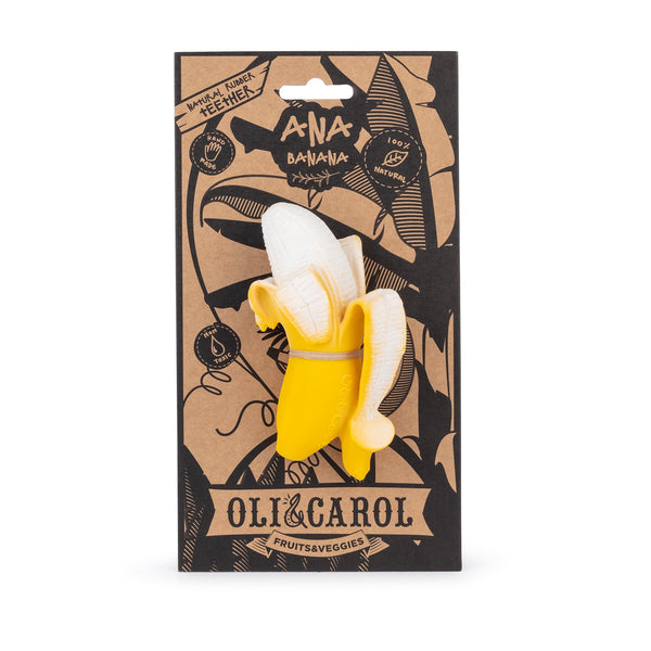 Oli & Carol® Teething and Bath Toy-  Ana the Banana