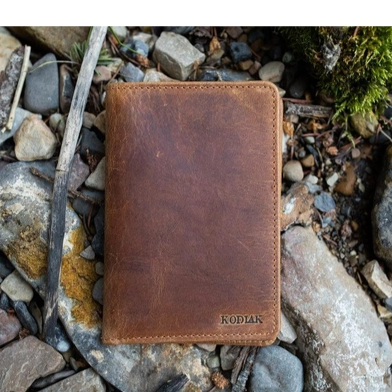 Kodiak Leather® Buffalo Leather Passport Cover
