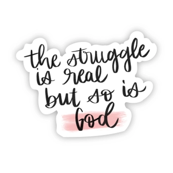 Big Moods® Vinyl Sticker - The Struggle