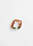 Canyon Leaf™ Baltic Amber + Jade + Lava Stone
