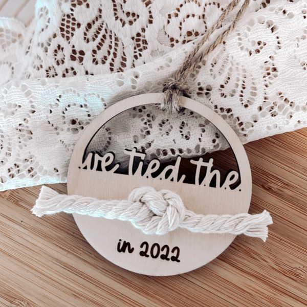 The Adorned Fox® Tied the Knot in 2022 Ornament