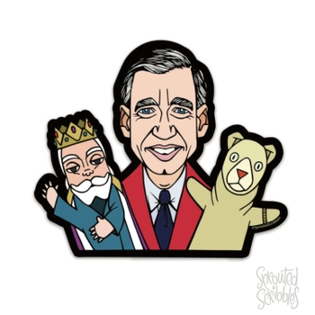 Sprouted Scribbles® Vinyl Sticker - Fred Rogers