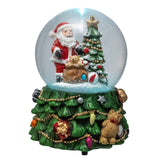 Kurt Adler® Musical Santa With Tree Water Globe