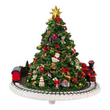 Kurt Adler® Christmas Tree with Revolving Train Music Box