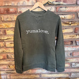 Yuma Roots™ yuma love. Adult Crew Sweatshirt in Seasonal Colors