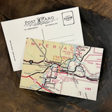 Daisy Mae Designs® Vintage Map Yuma Area Postcard